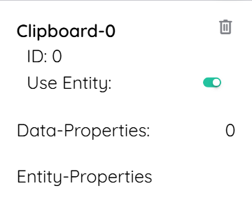Button Clipboard useEntity